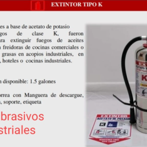 Extintor tipo K